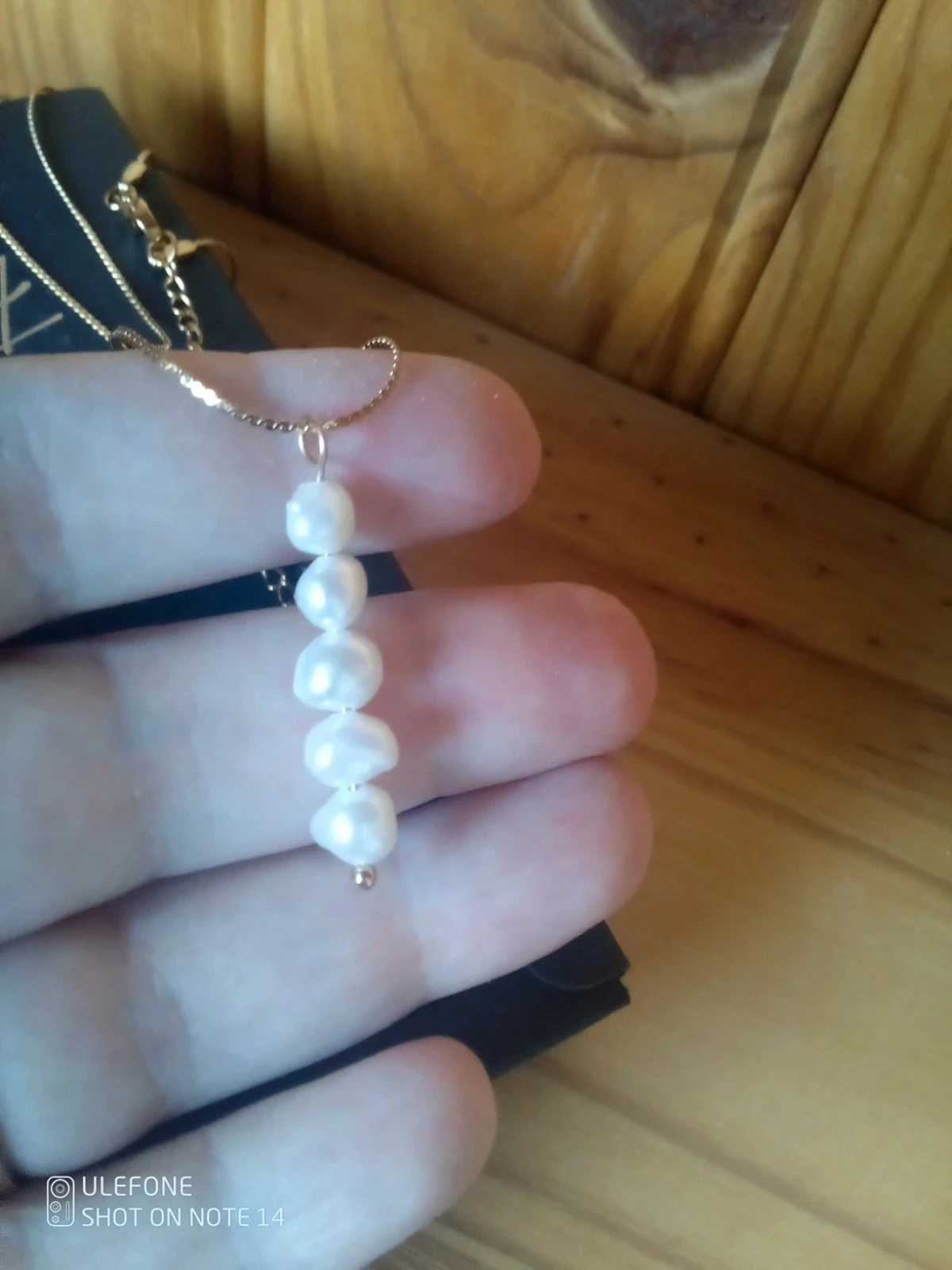 Collier véritables perles de culture d'eau douce – photo 3